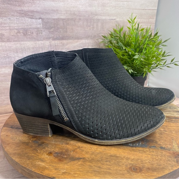 Lucky Brand Shoes - Lucky Brand “LK Brielle” Black Suede Bootie - Size: 8.5M